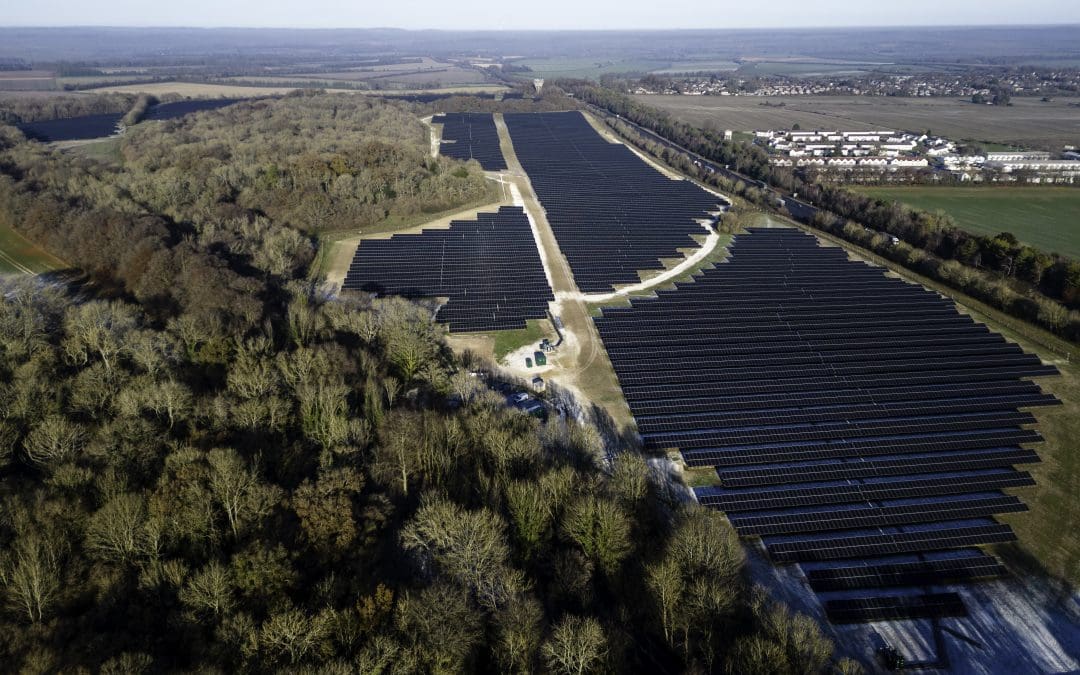 Global renewables leader switches on its first solar farm in the UK