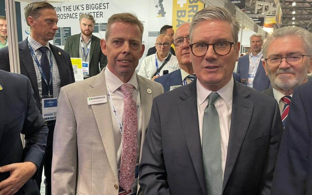 Prime Minister Starmer visits client at famous airshow