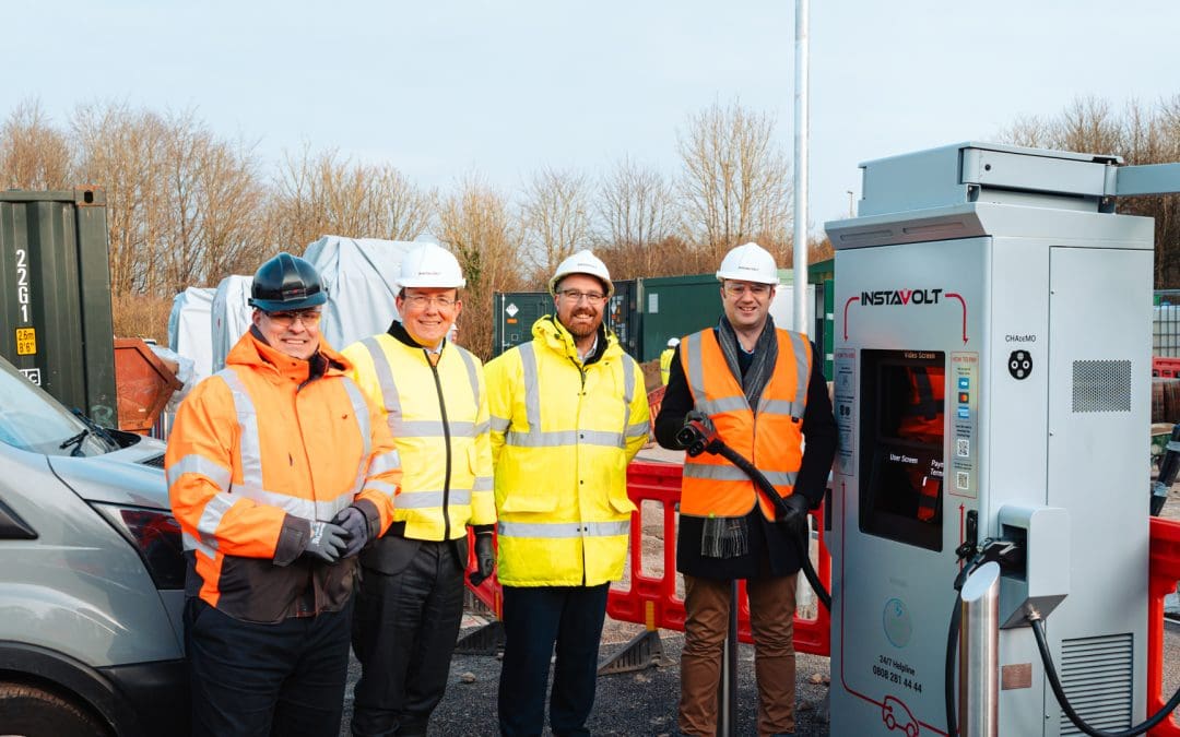 MP and Council Leader applaud cutting-edge InstaVolt charging hub