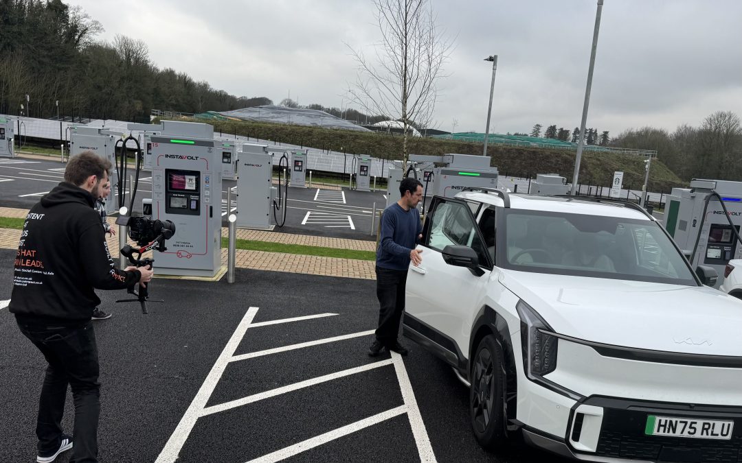 Filming with market leader InstaVolt on how to electrify your EV charging